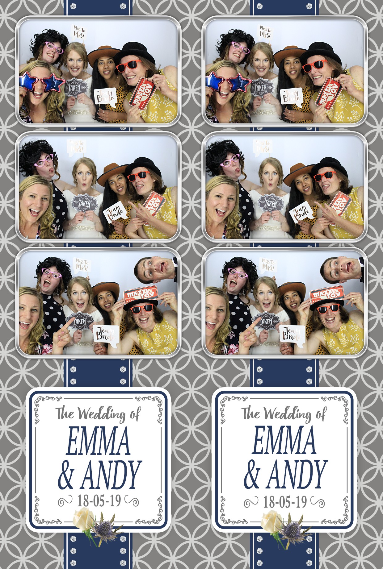 Andy and Emma's Wedding | View more photos from the event at gallery.myphotoboothexperience.co.uk/u/MyPhotoBoothExperienceLtd/Andy-and-Emmas-Wedding